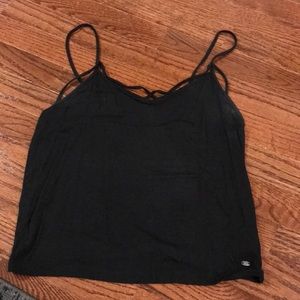 Black tank top